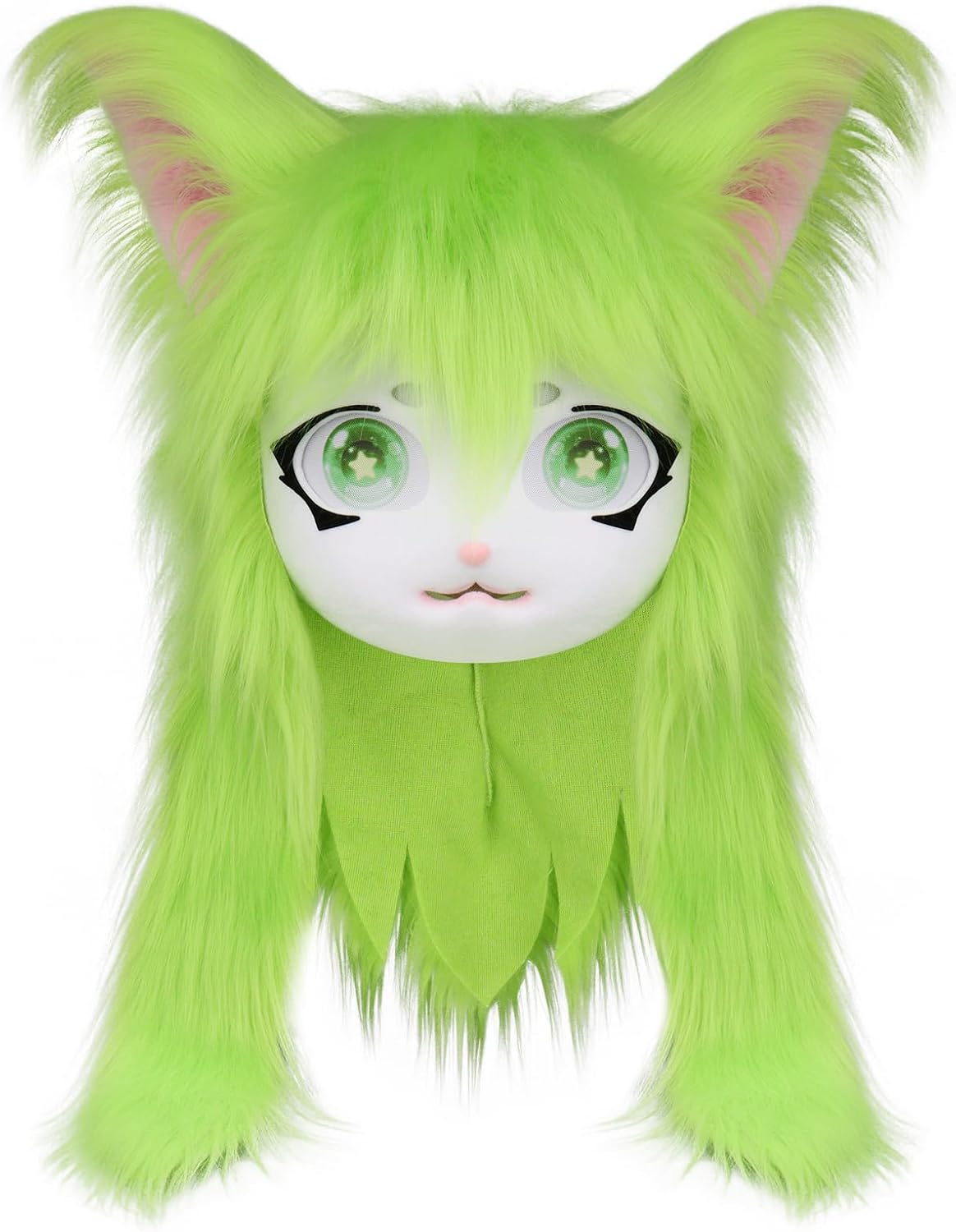 猫面 ネコ ファースーツ 着ぐるみ ヘッドのみ 全頭マスク ケモノ